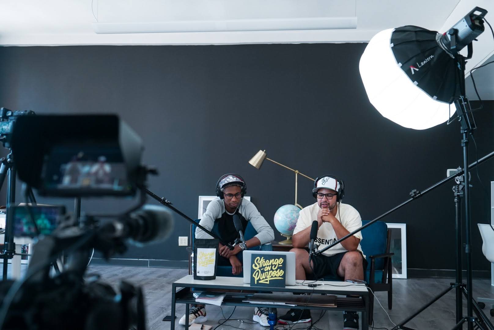 Podcast shoot